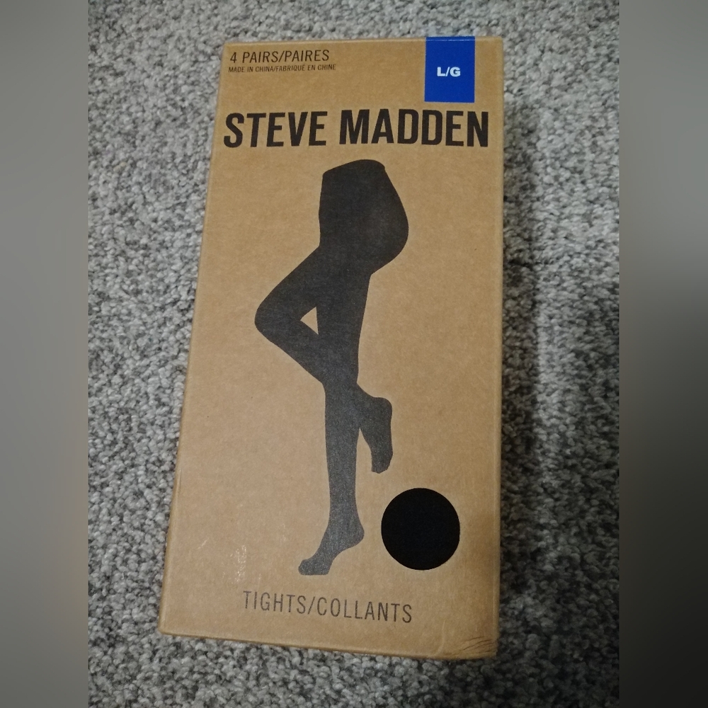 Steve Madden Black Men's Tights